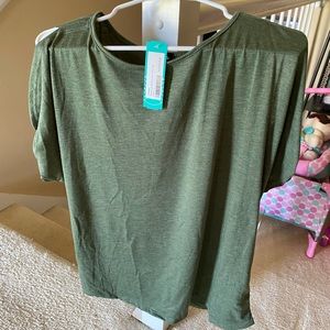 Cold shoulder top from stitch fix